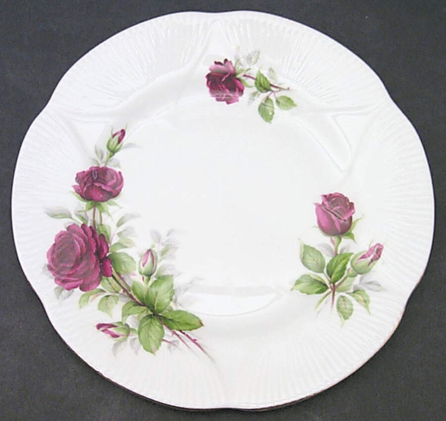 Royal Canadian Rose Salad Plate by Royal Albert-1