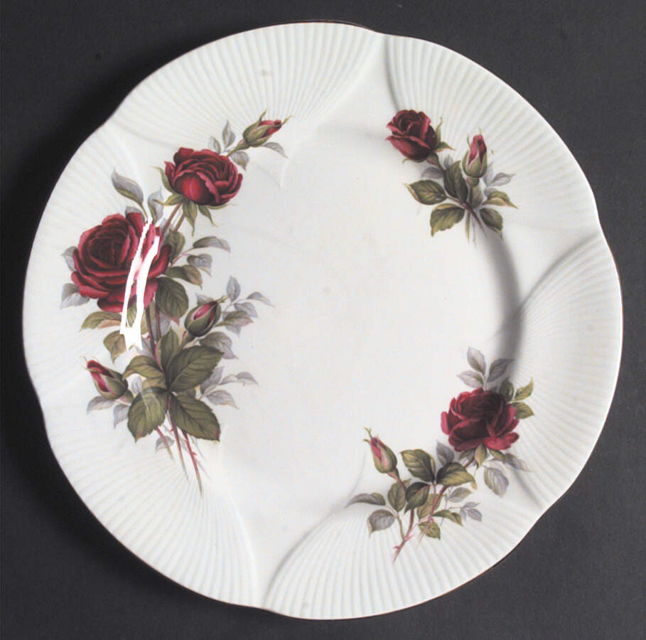 Royal Canadian Rose Dinner Plate by Royal Albert-1