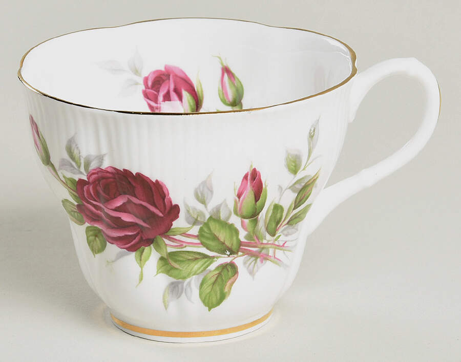 Royal Canadian Rose Flat Cup by Royal Albert-1