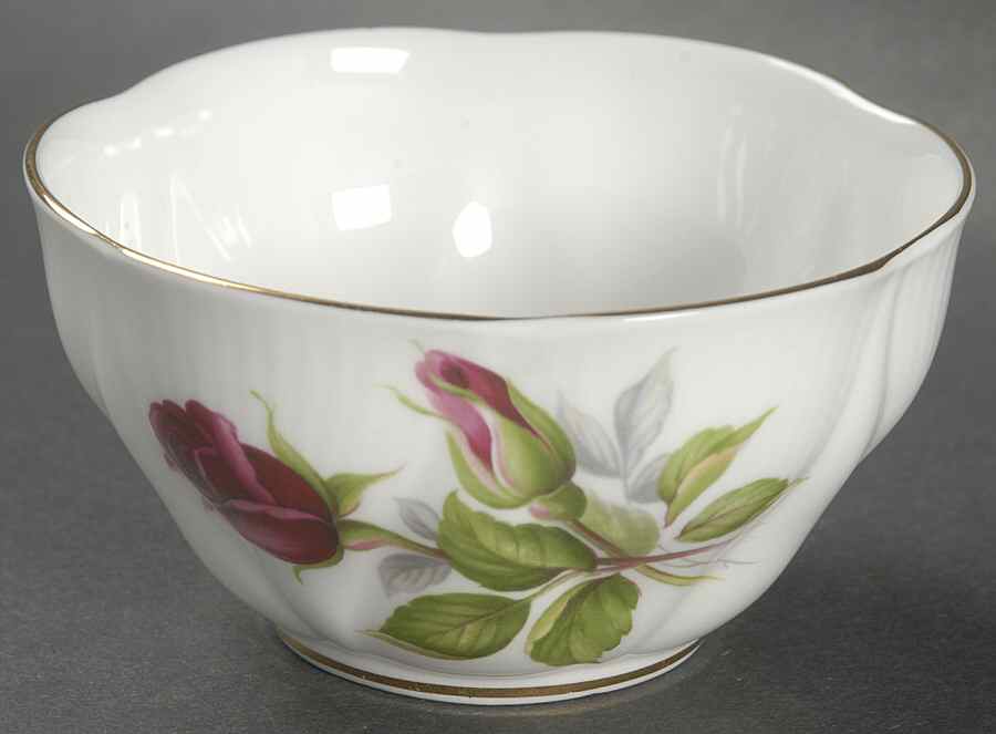 Royal Canadian Rose Mini Open Sugar Bowl by Royal Albert-1