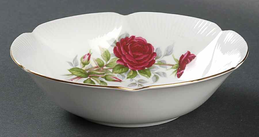 Royal Canadian Rose Coupe Cereal Bowl by Royal Albert-1