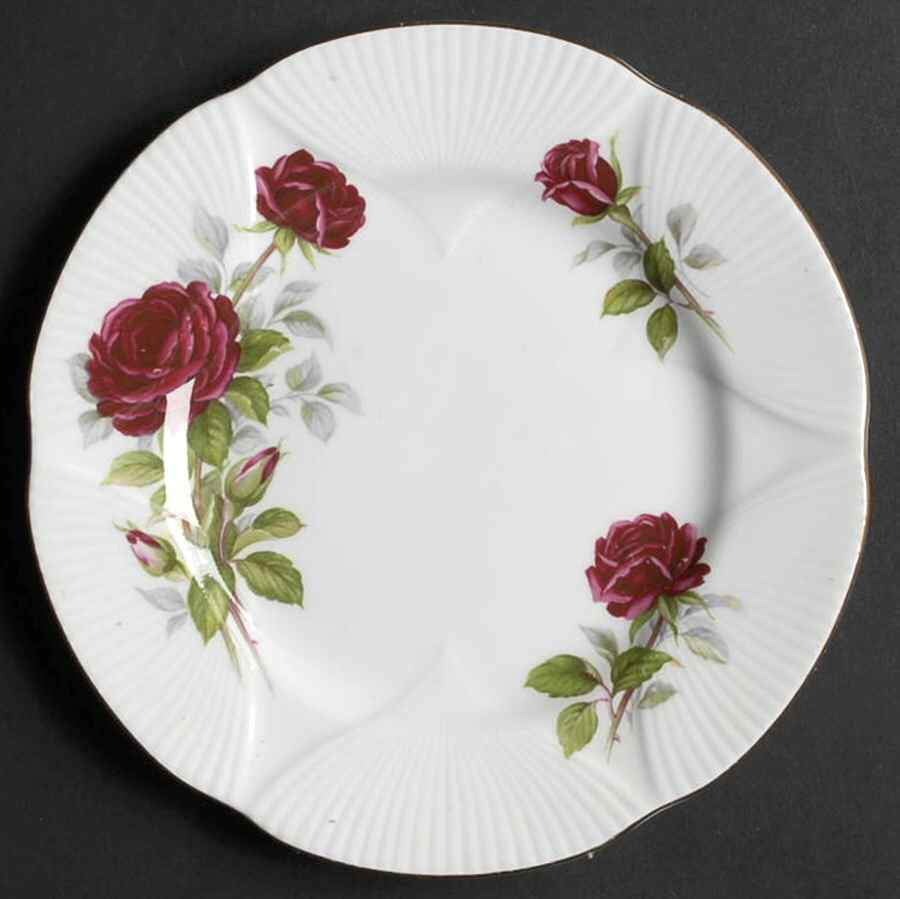 Royal Canadian Rose Bread & Butter Plate by Royal Albert-1