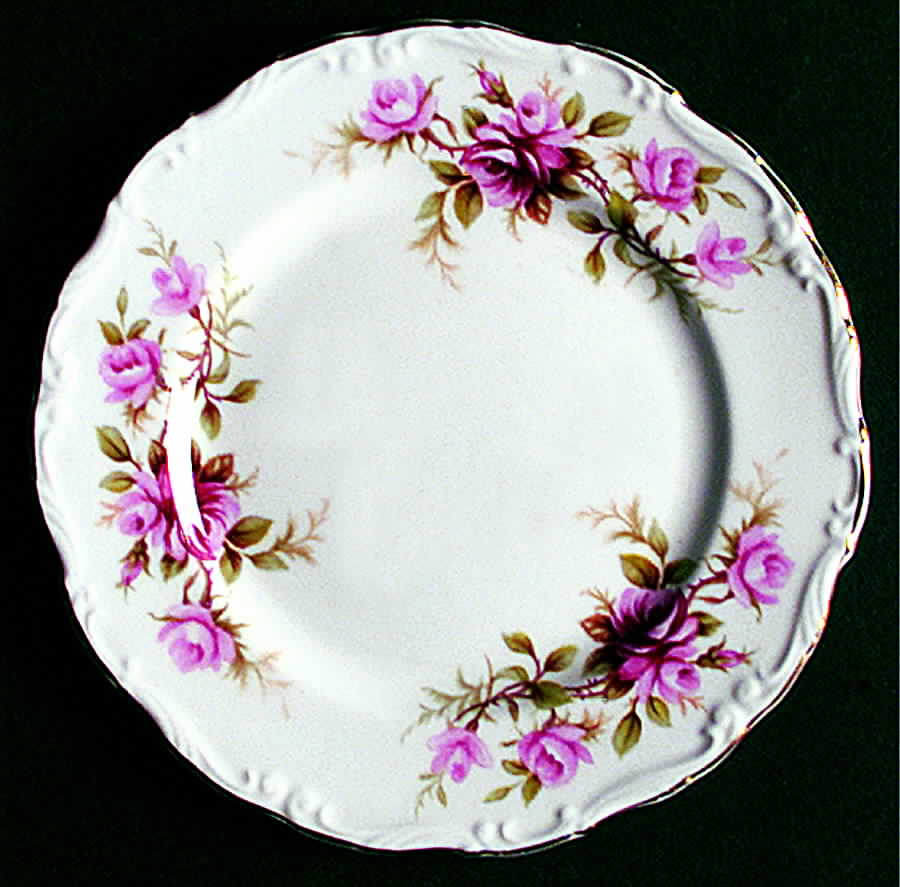 Romance Bread & Butter Plate by Royal Albert-1