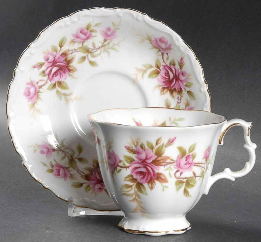 Romance Footed Cup & Saucer Set by Royal Albert-1