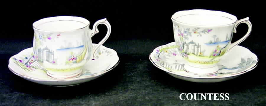 Rosedale Footed Cup & Saucer Set by Royal Albert-1