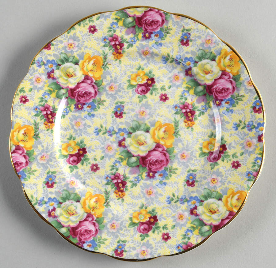 Rosetime Dessert/Pie Plate by Royal Albert-1