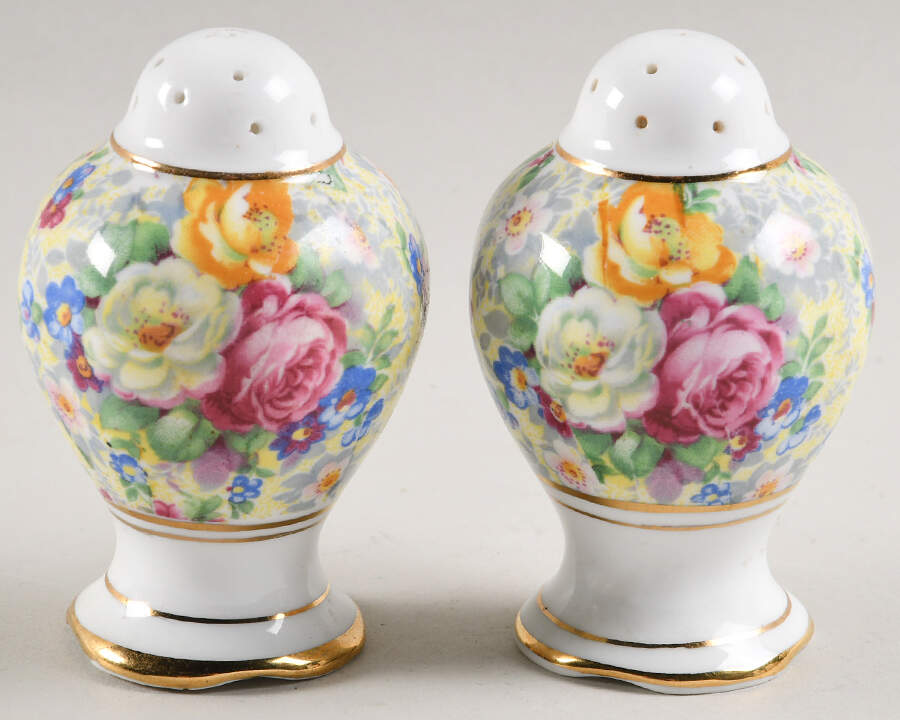 Rosetime Salt & Pepper Set by Royal Albert-1