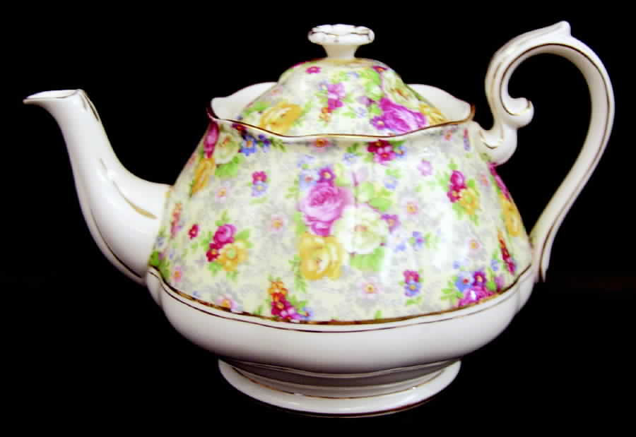Rosetime Teapot & Lid by Royal Albert-1