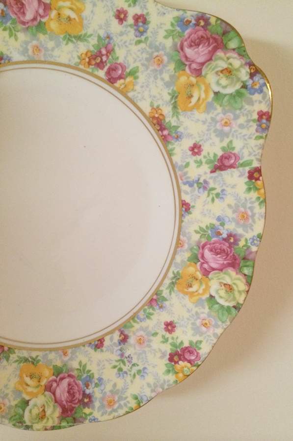 Rosetime Square Salad Plate by Royal Albert-1