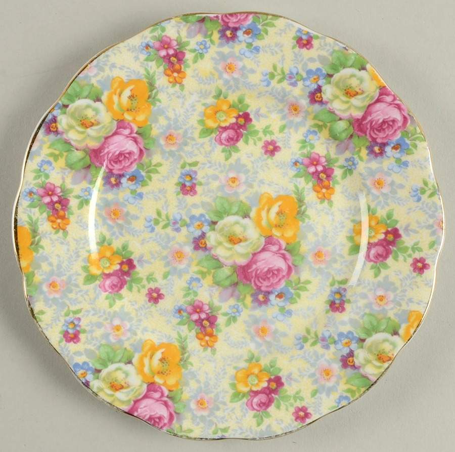 Rosetime Bread & Butter Plate by Royal Albert-1
