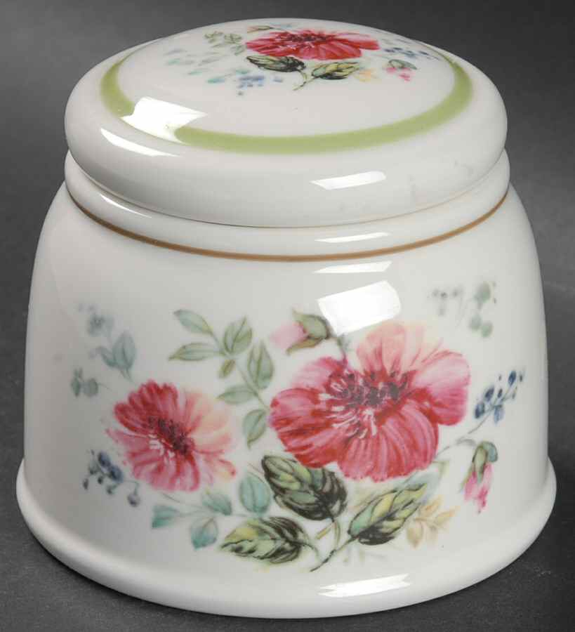 Rougefield Sugar Bowl & Lid by Royal Albert-1