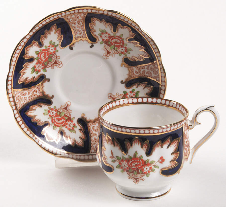 Royalty Footed Cup & Saucer Set by Royal Albert-1
