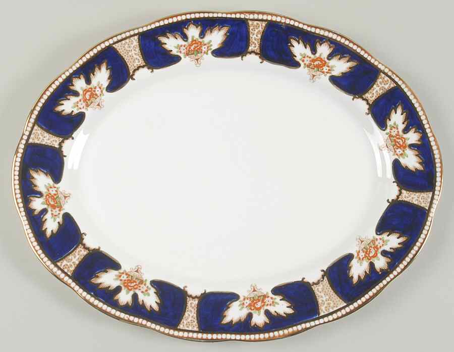 Royalty 15" Oval Serving Platter by Royal Albert-1