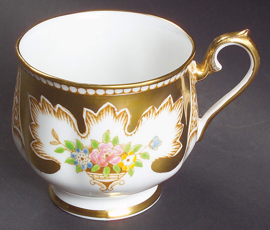 Royalty (Gold, Bone) Footed Cup by Royal Albert-1
