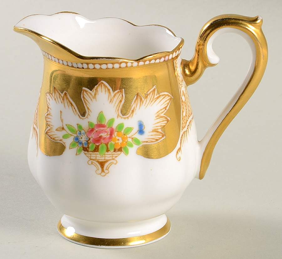 Royalty (Gold, Bone) Mini Creamer by Royal Albert-1