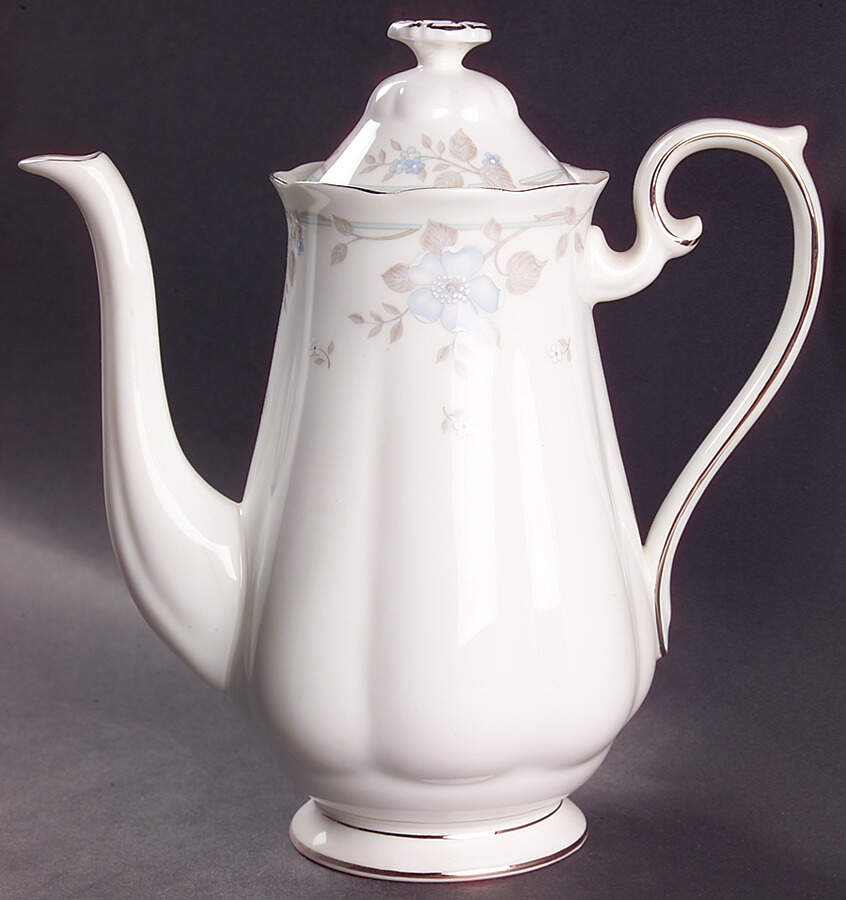 Satin Rose Small Coffee Pot & Lid by Royal Albert-1