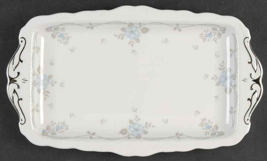 Satin Rose Large Sandwich Tray by Royal Albert-1