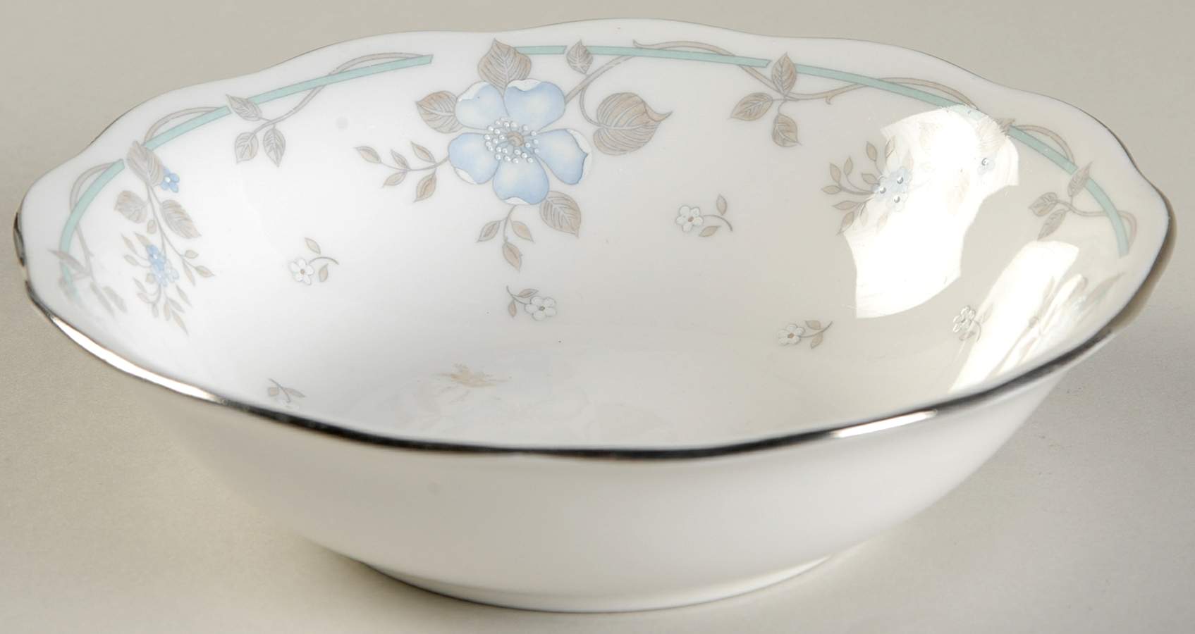 Satin Rose Fruit/Dessert (Sauce) Bowl by Royal Albert-1