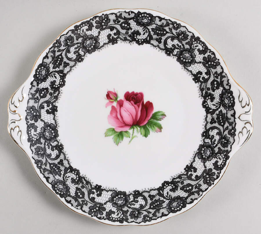 Senorita Handled Cake Plate by Royal Albert-1