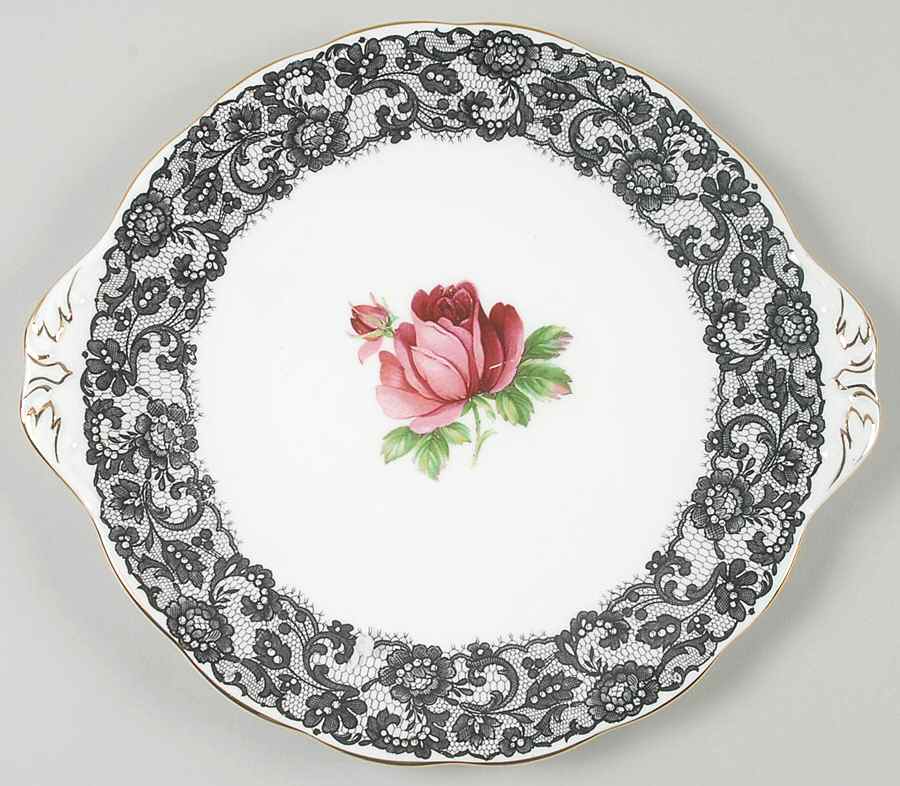 Senorita Handled Cake Plate by Royal Albert-1