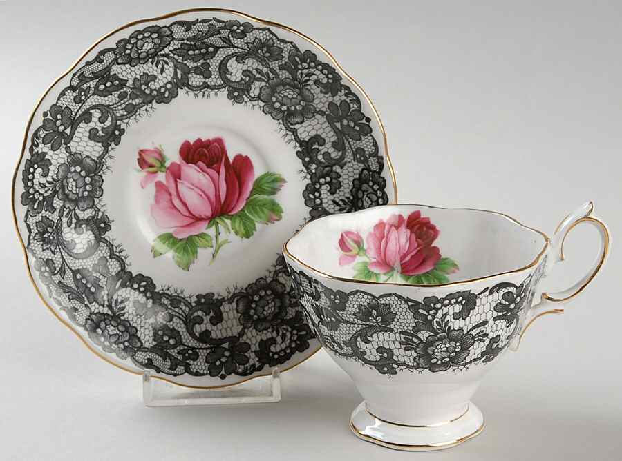 Senorita Footed Cup & Saucer Set by Royal Albert-1