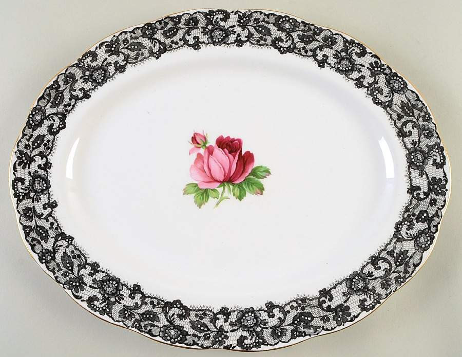 Senorita 15" Oval Serving Platter by Royal Albert-1