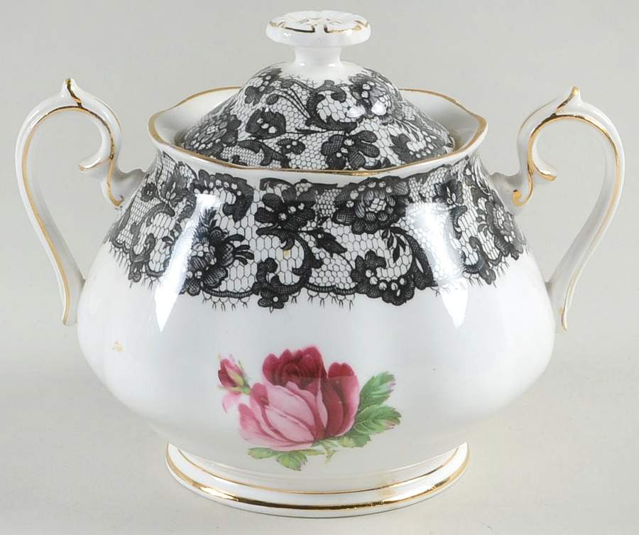 Senorita Sugar Bowl & Lid by Royal Albert-1