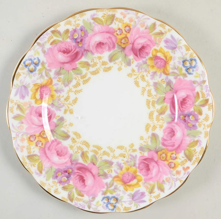 Serena (Thin Gold Trim) Bread & Butter Plate by Royal Albert-1