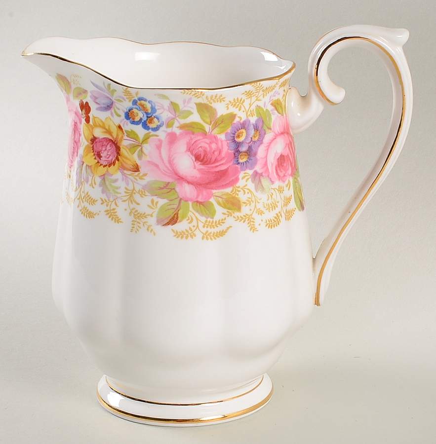 Serena (Thin Gold Trim) 16 Oz Pitcher by Royal Albert-1