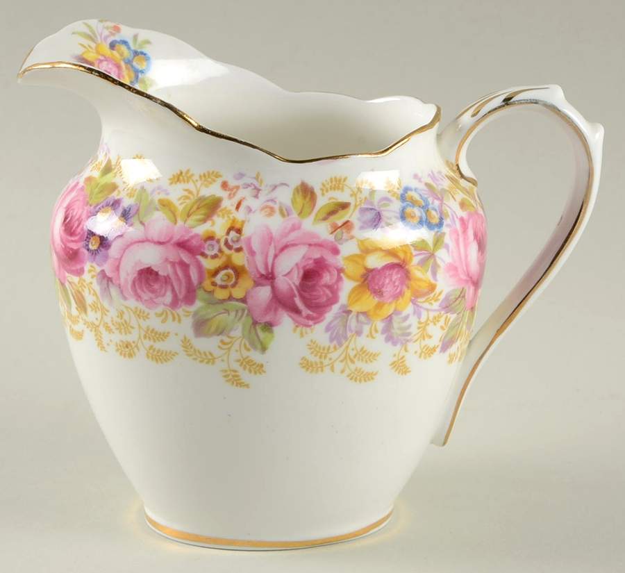 Serena (Thin Gold Trim) 14 Oz Pitcher by Royal Albert-1