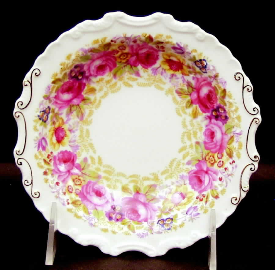 Serena (Thin Gold Trim) Round Sweet Meat Dish by Royal Albert-1