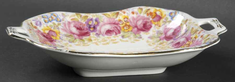 Serena (Thin Gold Trim) 8" Bon Bon by Royal Albert-1