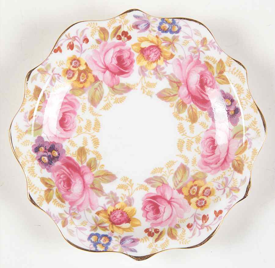 Serena (Thin Gold Trim) Small Ashtray by Royal Albert-1