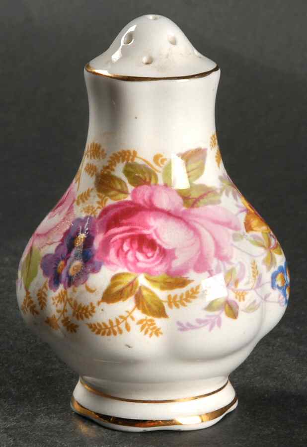 Serena (Thin Gold Trim) Pepper Shaker by Royal Albert-1