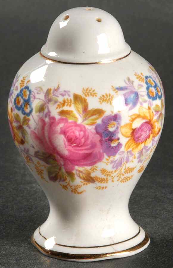Serena (Thin Gold Trim) Pepper Shaker by Royal Albert-1