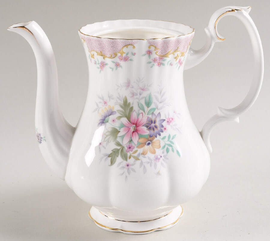 Serenity Coffee Pot No Lid by Royal Albert-1