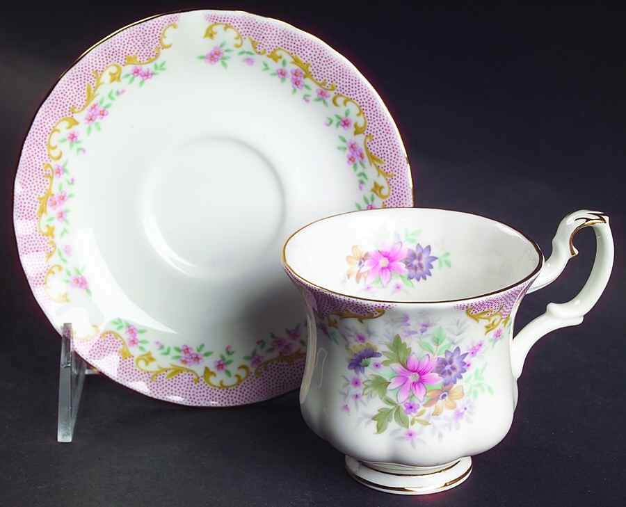 Serenity Footed Demitasse Cup & Saucer Set by Royal Albert-1