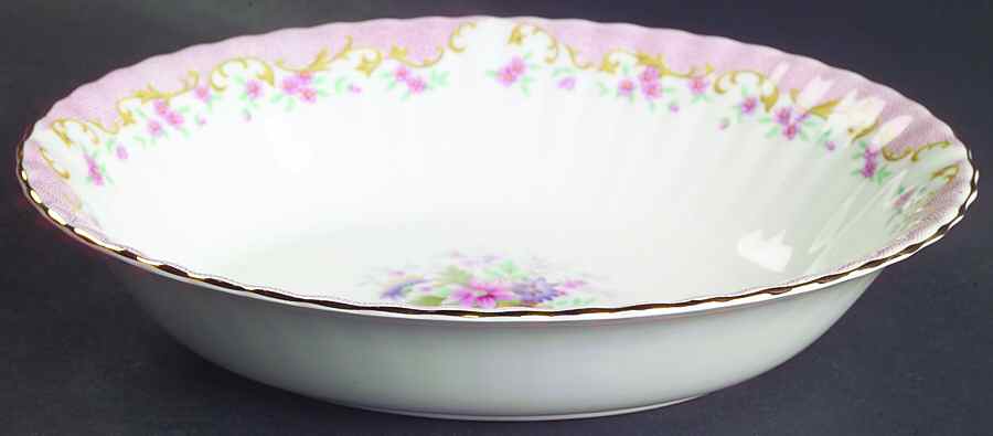 Serenity 9" Oval Vegetable Bowl by Royal Albert-1