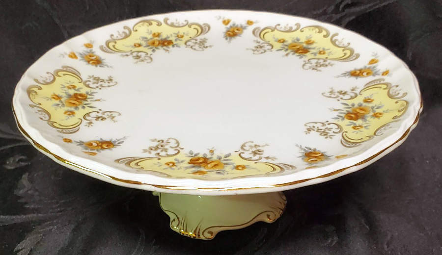 September Song 9" Diameter Pedestal Cake Stand by Royal Albert-1