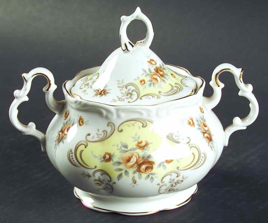 September Song Sugar Bowl & Lid by Royal Albert-1