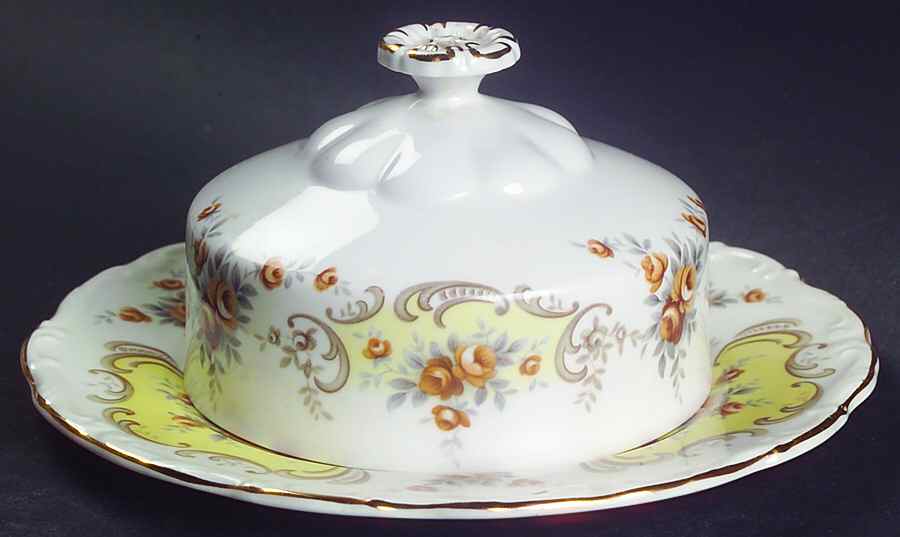 September Song Round Covered Butter by Royal Albert-1