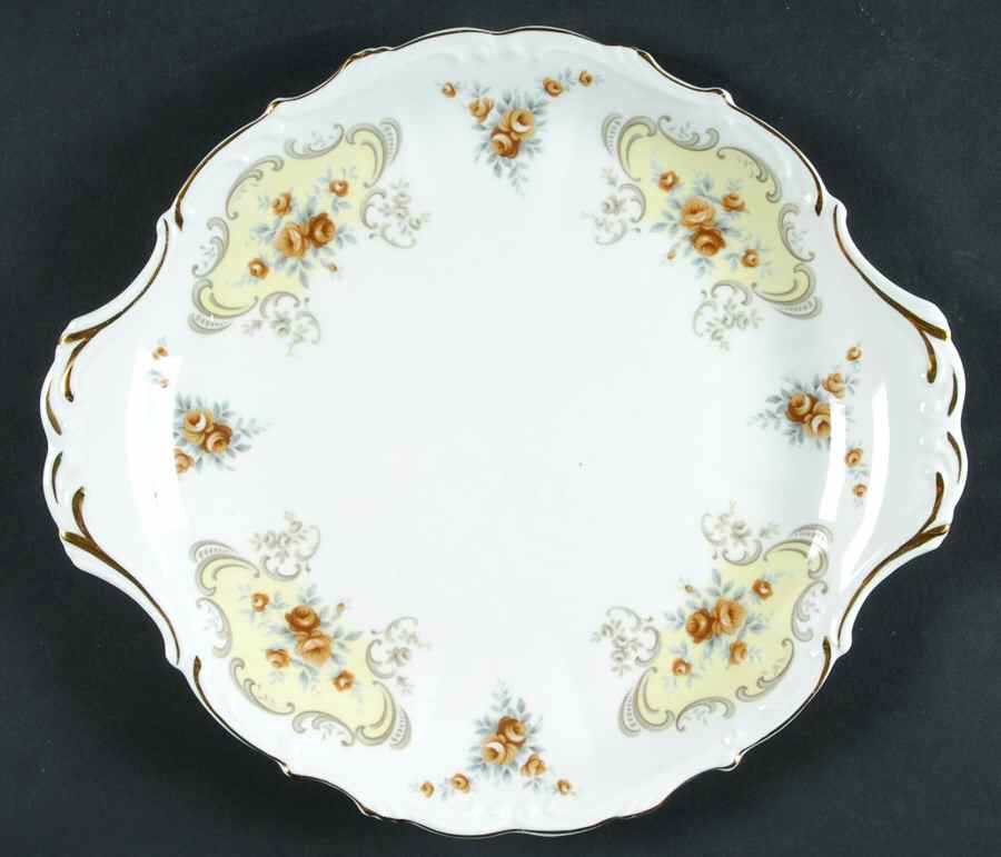 September Song Handled Cake Plate by Royal Albert-1