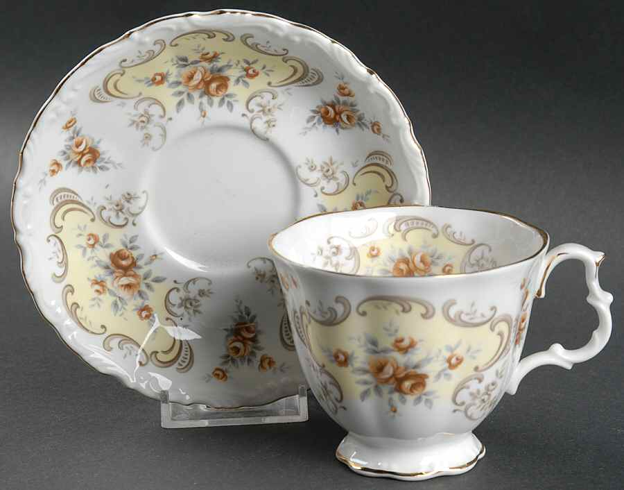 September Song Footed Cup & Saucer Set by Royal Albert-1