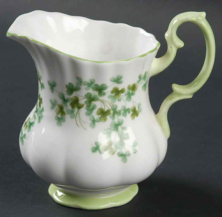 Shamrock (Green Trim, Newer) Mini Creamer by Royal Albert-1