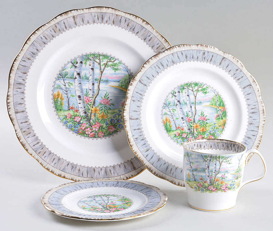 Silver Birch 4 Piece Place Setting by Royal Albert-1