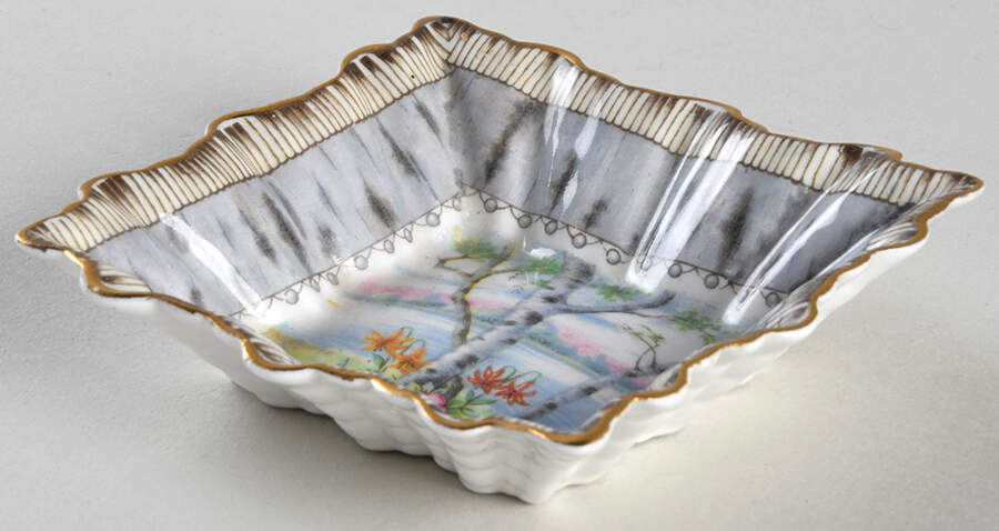 Silver Birch 4" Square Sweet Meat by Royal Albert-1