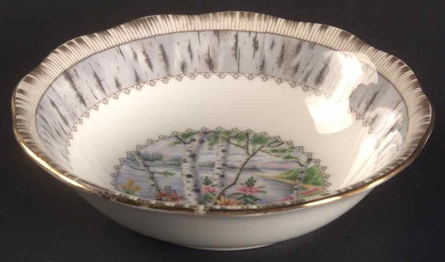 Silver Birch Fruit/Dessert (Sauce) Bowl by Royal Albert-1