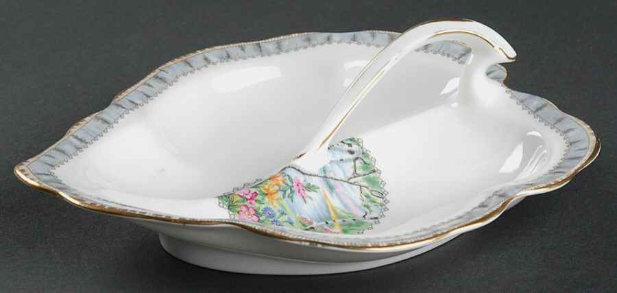 Silver Birch 2-Part Relish by Royal Albert-1