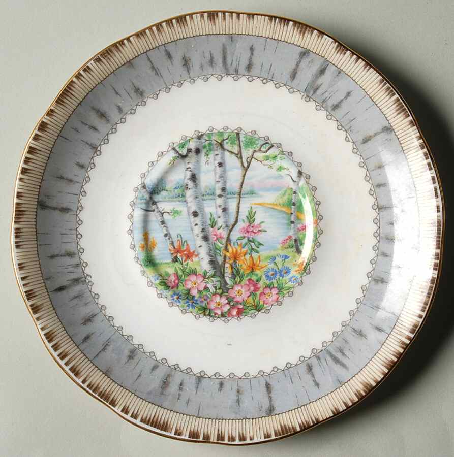 Silver Birch Saucer for Cream Soup Bowl by Royal Albert-1