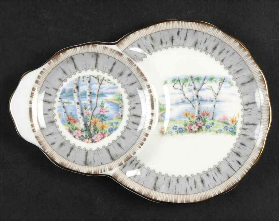 Silver Birch Plate for Dessert Plate & Cup Set by Royal Albert-1